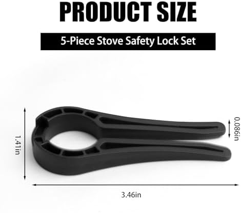 Childproof oven knob covers kit for kitchen safety