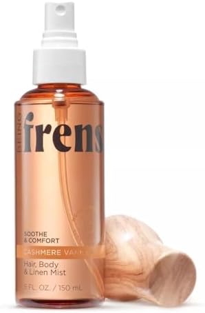Being Frenshe Cashmere Vanilla fragrance bottle with wooden cap