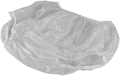 Washable and reusable unisex incontinence overpants laid flat