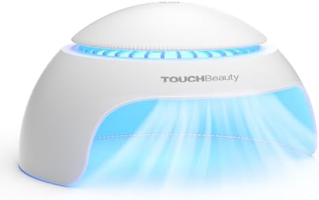 Touchbeauty nail dryer top angle showing air vent and button