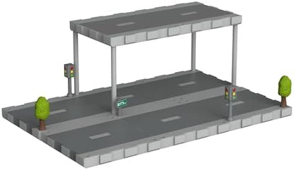 Funko Bitty Pop modular interlocking road tiles layout