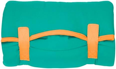 Back view of the premium quilted toddler bedding showing the personalization name tag slot