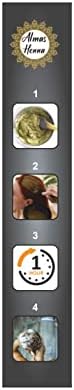 Ammonia free and paraben free natural hair dye packaging details