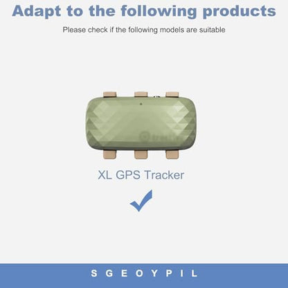 Close up of Sgeoypil rubber clip design for pet GPS tracker
