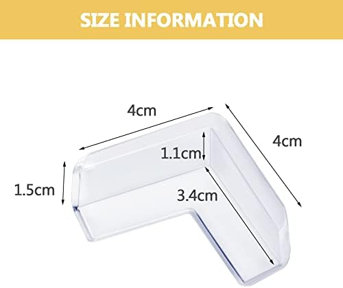 Aixmeet furniture edge safety bumpers on a glass surface