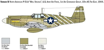 Full-color assembly instruction guide booklet included in the Italeri box.