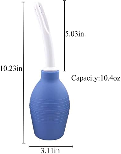 Lancsdom 310ml enema cleaner showing flexible tip design