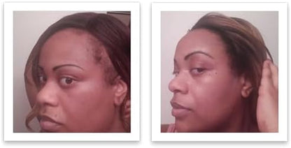 Caboki 10X dark brown powder swatch on hand