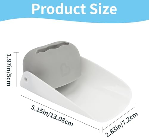 Childhood universal sink handle extender installed on tap