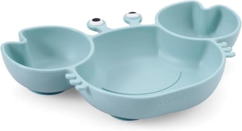 PandaEar soft tip baby spoons included with suction plate set