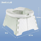 Side view of Jool Baby portable training chair for toddlers