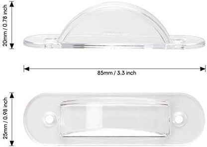 Side view of Lisol switch plate safety guard