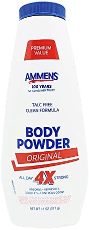Ammens Original body powder pack of 6 for moisture absorption