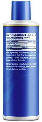 Ronnie Coleman Signature Series liquid supplement serving size indicator
