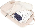 Momigo Baby Diaper Bag Organizer Pouches dual zipper and mesh top detail