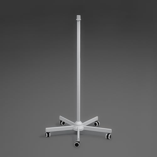 4BLANC heavy duty rolling floor stand front view for salon nail dust collectors