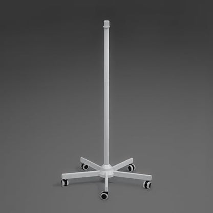 4BLANC heavy duty rolling floor stand front view for salon nail dust collectors