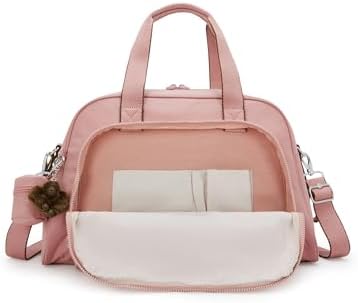 Kipling Camama tote showing shoulder straps and top handles