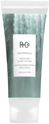 R+Co Waterfall lightweight hair hydration lotion travel size bottle