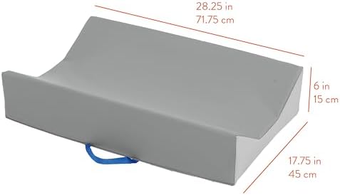 Back2School Express Ecr4kids Softzone Contoured Portable Baby Changing Pad grey and light grey surface