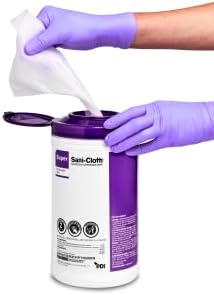 Authentic USA imported PDI purple top wipes for germ protection.