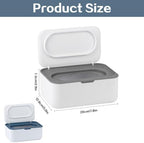Open lid view of Qbxmy7 wet tissue holder