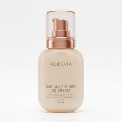 AUREVIA RadianceGuard daily defense cream sheer glow finish formula