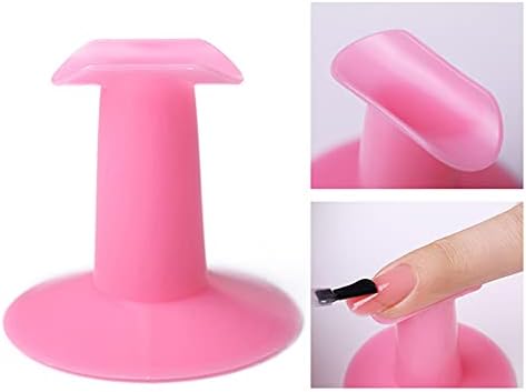 Pink and white nail exercise finger bracket tools