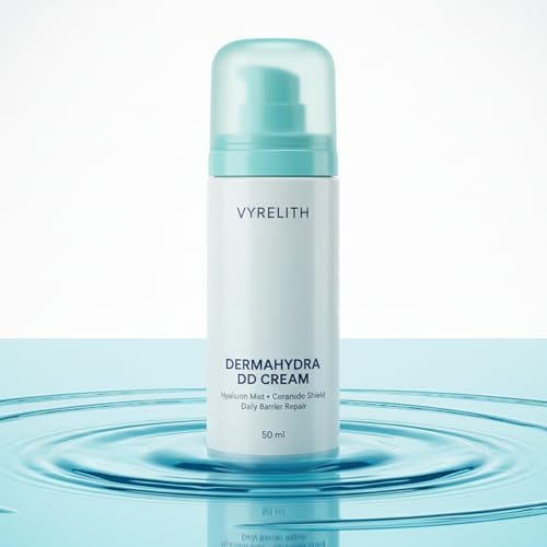 Back packaging details and usage instructions for the imported VYRELITH daily moisturizer.