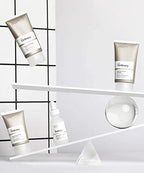 Four product skincare kit with cleanser masque serum and moisturizer