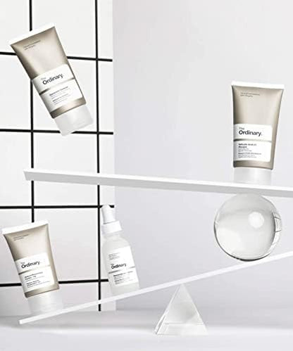 Four product skincare kit with cleanser masque serum and moisturizer