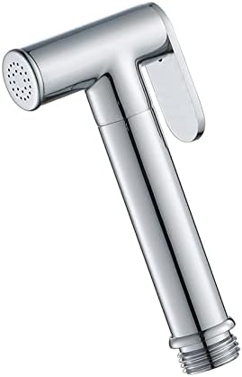 Trigger operated handheld sprayer for bathroom hygiene