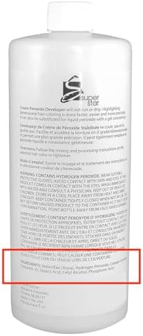 Professional salon hair developer Super Star 40 Volume 16 Fluid Ounce