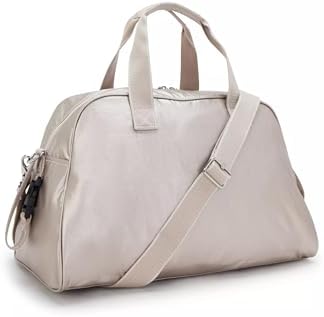 Kipling diaper bag side profile with water resistant nylon fabric