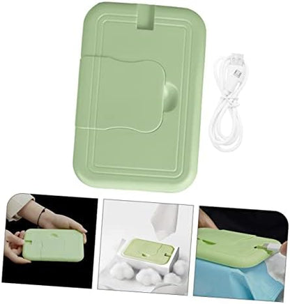 Close up of baby wipe warmer temperature control interface