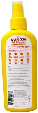 Authentic USA imported Sun In lemon fresh alcohol free hair bleaching spray pack