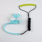 Close up of the anti-chew nylon webbing and soft inner weave material