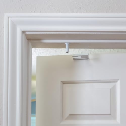 Predictable Solutions GlideLok metal door lock installed on door top