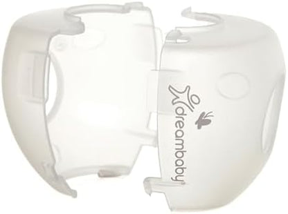 Baby proofing door hardware accessory for push and twist locks packaging view