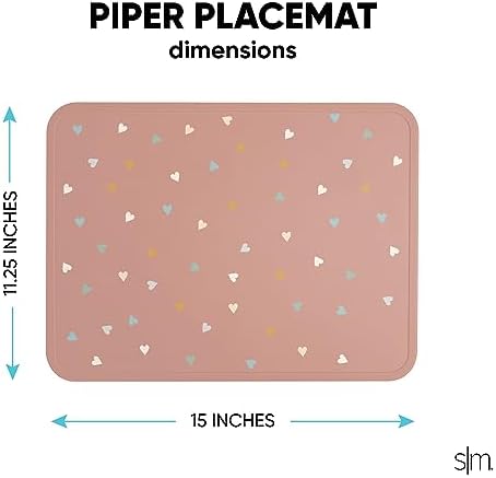 Simple Modern Piper collection silicone mat rolled up for storage