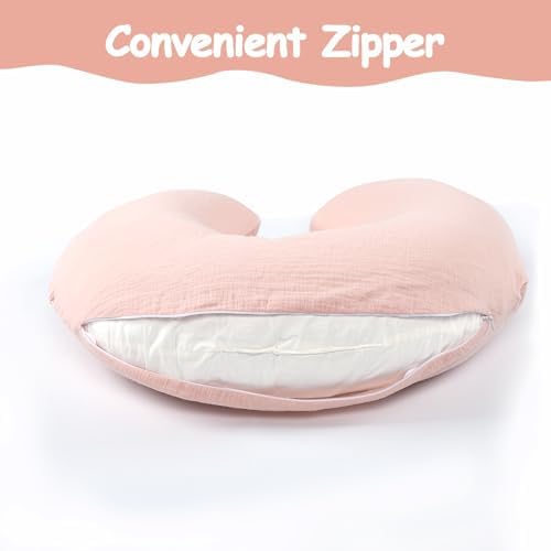 Invisible zipper detail on Hooyax feeding pillow cover
