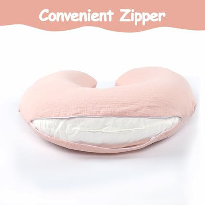 Invisible zipper detail on Hooyax feeding pillow cover