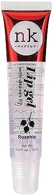 Translucent high shine lip gel variety pack featuring rosehip and cherry scents