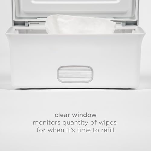 Authentic USA imported Ubbi baby wipes dispenser lifestyle shot
