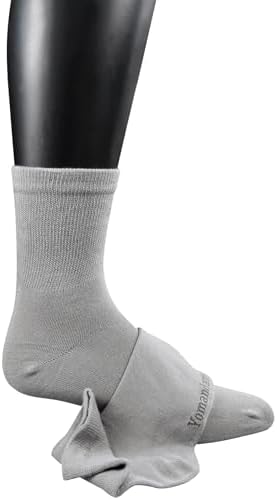 Black quarter length bamboo rayon socks for sensitive feet