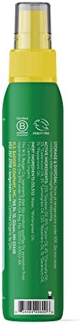 Badger natural bug spray two pack showing the ingredient list on the back label