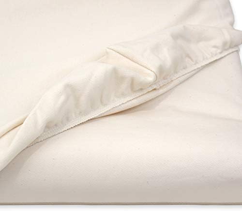 Naturepedic lightweight premium baby changing pad cover fitted elastic corners