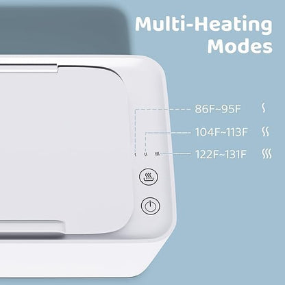 Top view of baby wet napkin warmer for home nursery