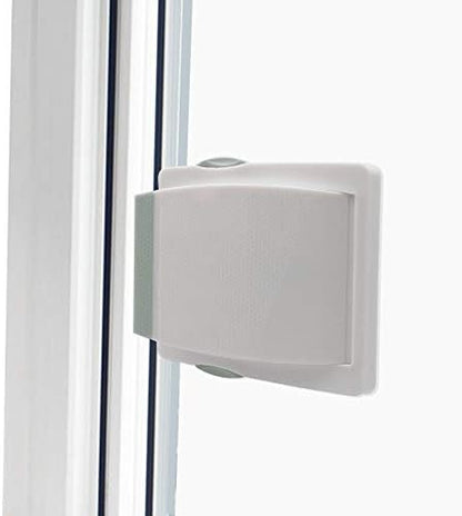 Goodv safety lock installed on a sliding glass door