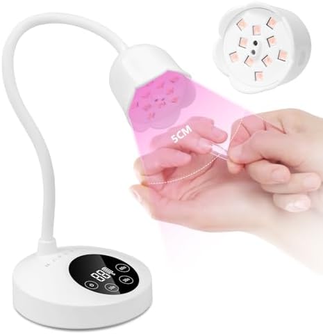 Makartt nail lamp flexible gooseneck adjustment angle